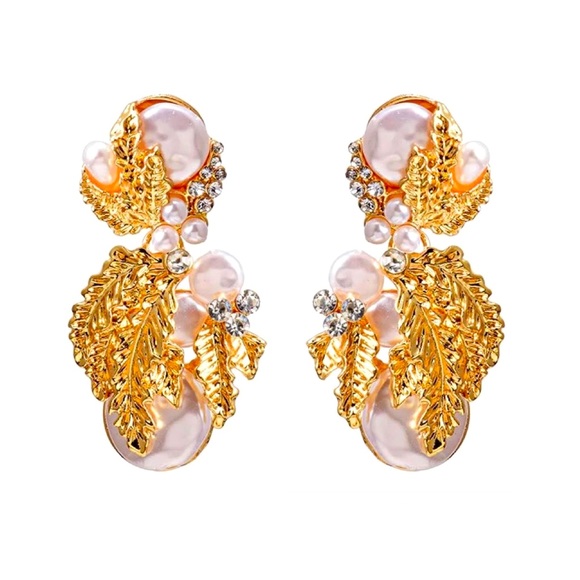 Zara Jewelry - 🌈2/$30 New Zara Baroque Pearl Drop Earrings